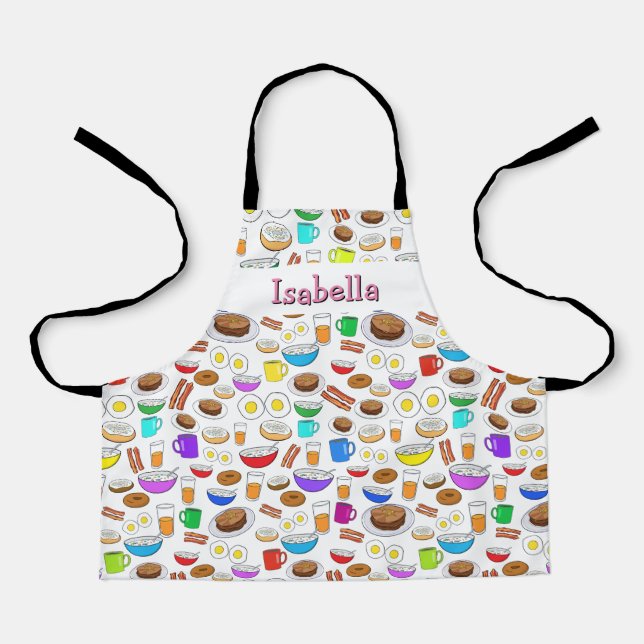 Tablier Petit-déjeuner personnalisé Espace d'impression to (Recto)