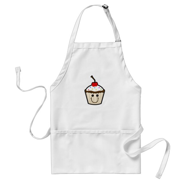 Tablier Petit gâteau heureux (Devant)