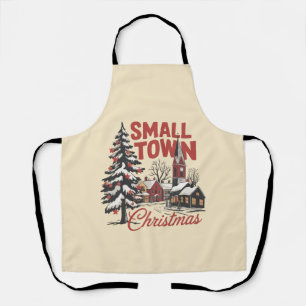 Tablier Petit Noël de campagne de la famille de fermier ré