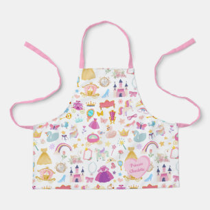Tablier Petite fille Jolie princesse Motif de conte fée