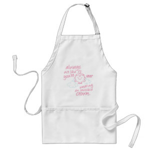 Tablier Petite Mlle Princesse   Couronne invisible