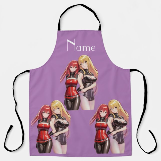 Tablier Petites filles Anime Thunder_Cove (Recto)