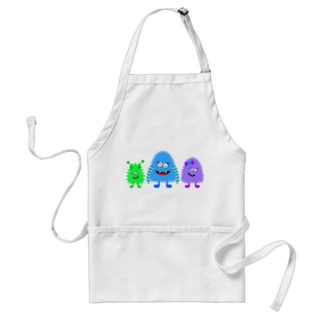 Tablier Petits monstres mignons (Devant)