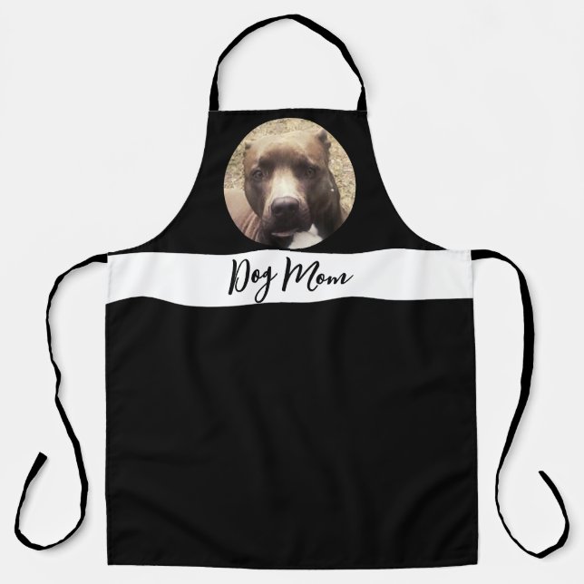 Tablier Photo de chien personnalisée Femmes Cuisine (Recto)