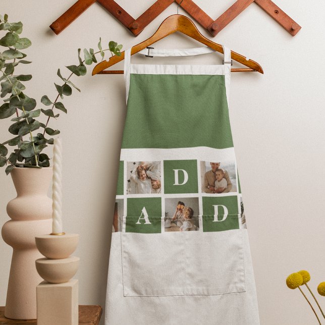 Tablier Photo de collection moderne et cadeau de Fête des  (Créateur téléchargé)