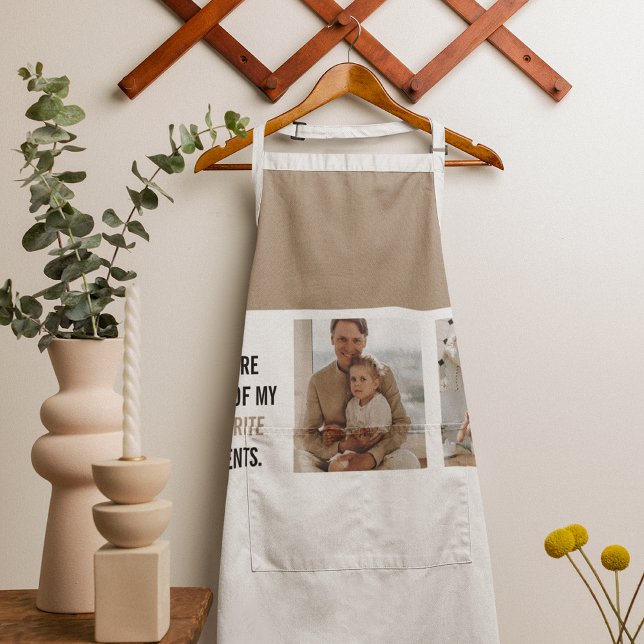Tablier Photo de collection moderne et cadeau de Fête des  (Créateur téléchargé)
