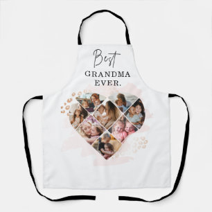 Tablier Photo de famille Meilleure grand-mère Jamais forme
