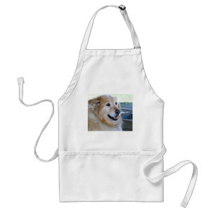 Tablier Photo de golden retriever