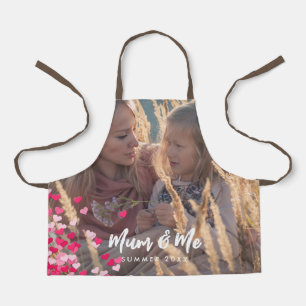 Tablier Photo Personnalisée Écriture Moderne Écrits Éparpi