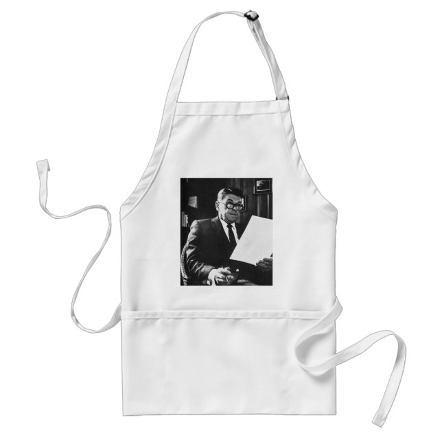 Tablier Photographie de Ronald Reagan (Devant)