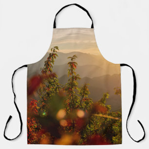 TABLIER PHOTOGRAPHIE NATURELLE DES ARBRES VERTS SURPLOMBAN