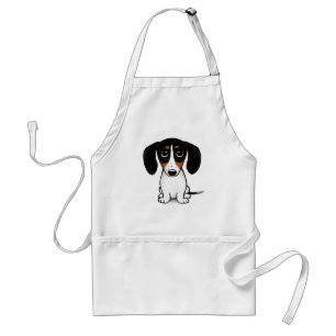 Tablier Piebald Dachshund mignon Chien chiot Adulte Apron