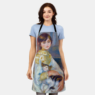 Tablier Pierre-Auguste Renoir - Enfant avec chat