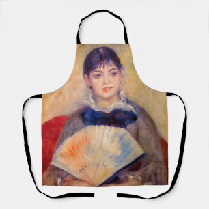 Tablier Pierre-Auguste Renoir - Fille avec un ventilateur