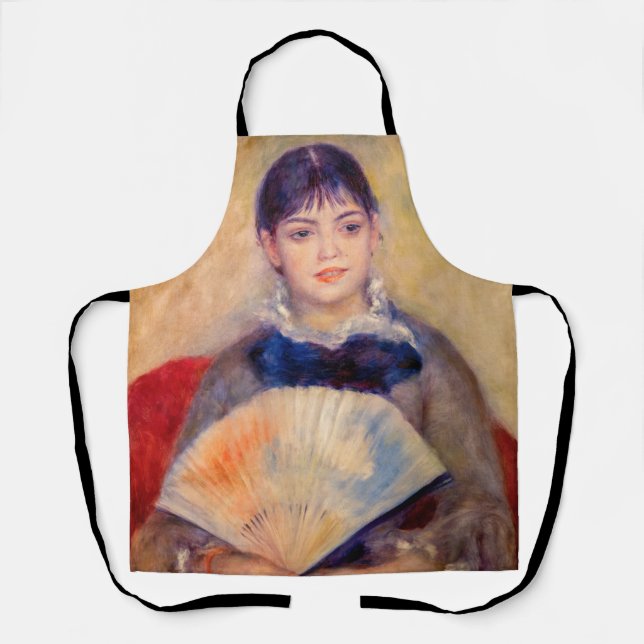 Tablier Pierre-Auguste Renoir - Fille avec un ventilateur (Recto)