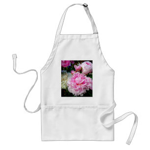 Tablier Pies roses et blanches