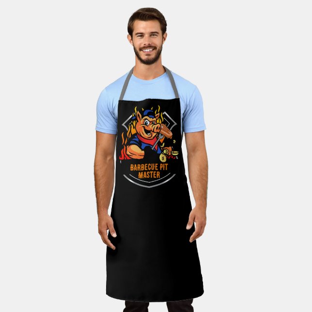 Tablier Pig Hog Barbecue Pit Master Fun (Porté)