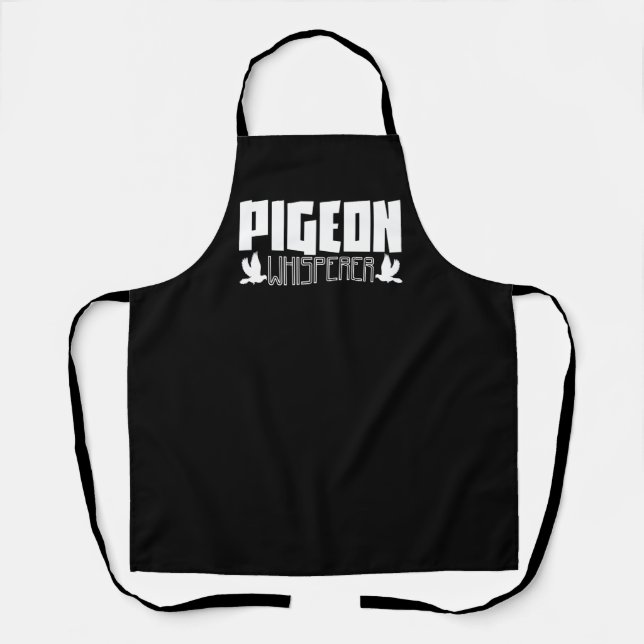 Tablier Pigeon Whisperer Pigeons Oiseaux Doses (Recto)