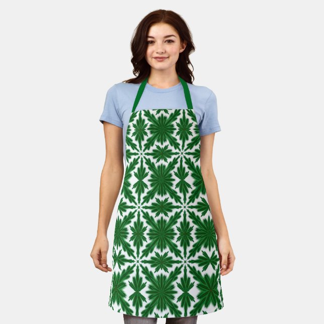 Tablier Pine Mandala Moyen Apron (Porté)
