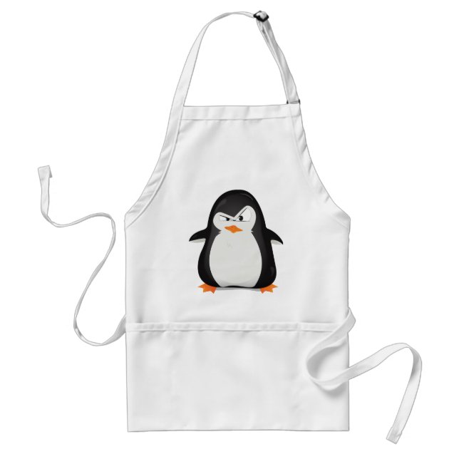 Tablier Pingouin fâché (Devant)