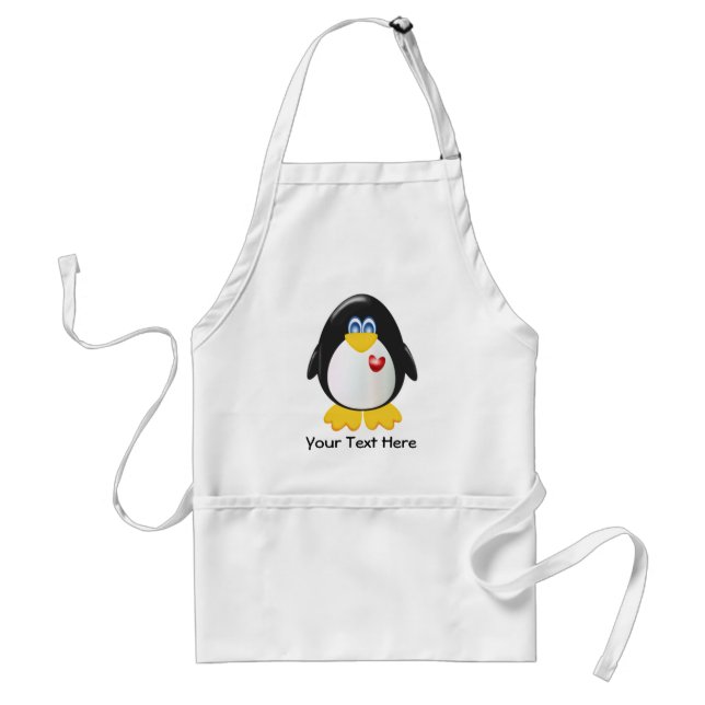 Tablier Pingouin personnalisé (Devant)