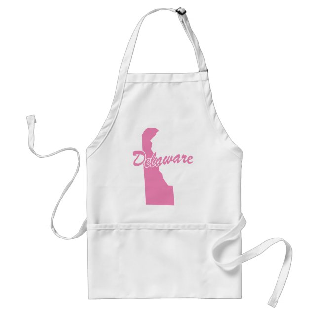 Tablier Pink State Delaware Adulte Apron (Devant)