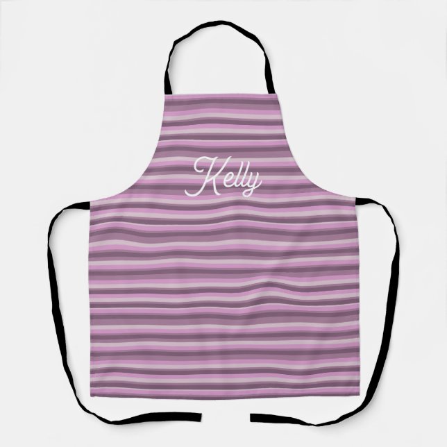 Tablier Pink stripes (Recto)