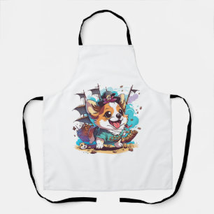 Tablier Pirate de Chien de Corgi