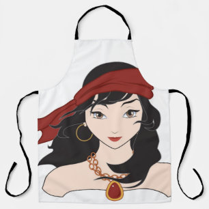 Tablier Pirate Fille Mignonne