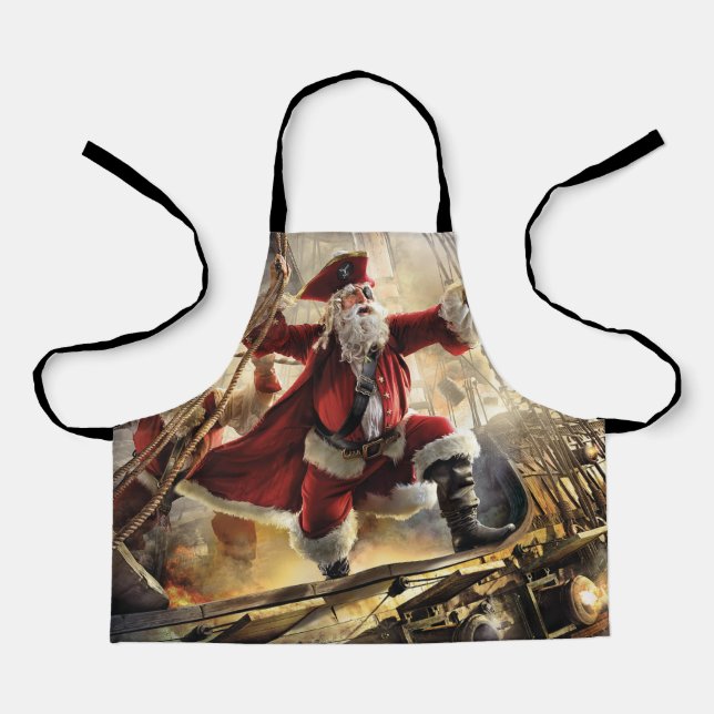 Tablier Pirate Père Noël (Recto)