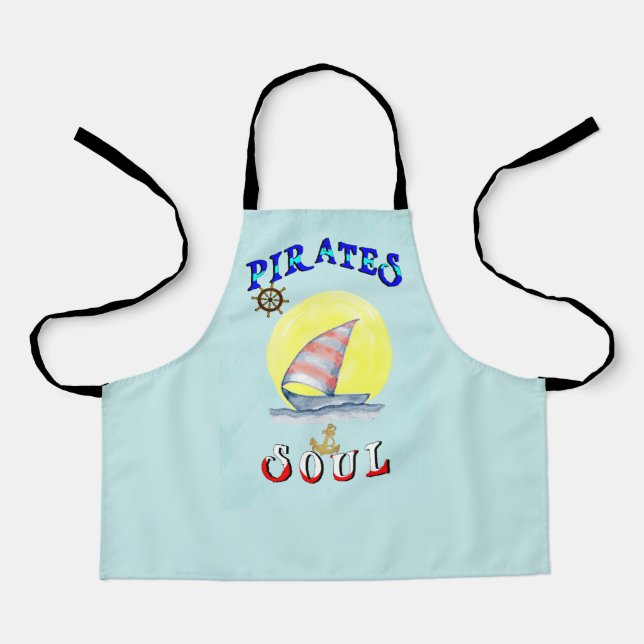 Tablier Pirates Soul voilier Nautique Voile (Recto)