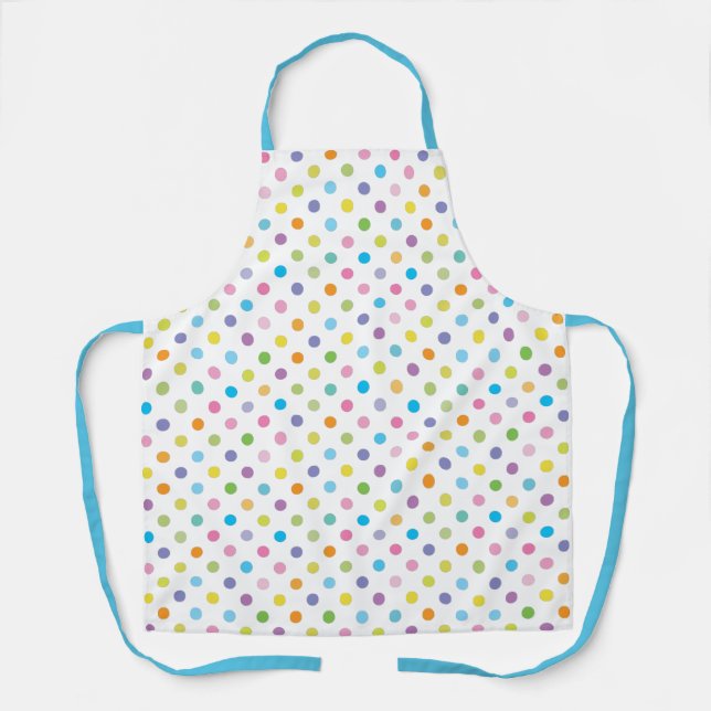 Tablier Piscine colorée point Apron (Recto)