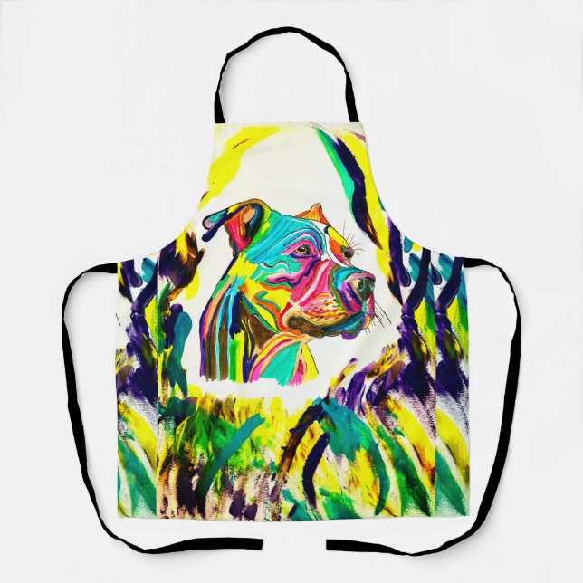 Tablier Pitbull Love Apron (Recto)