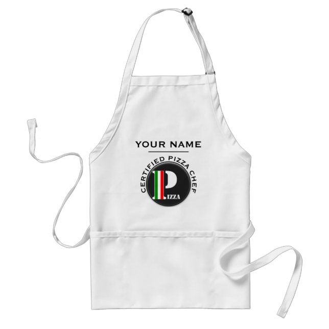 Tablier PIZZA CHEFS APRON CERTIFIÉ PIZZA CHEF No4 (Devant)