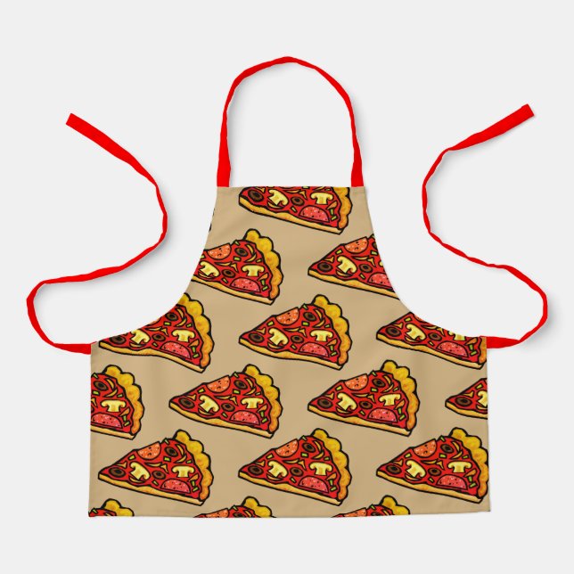 Tablier Pizza motif Apron pour enfants (Recto)