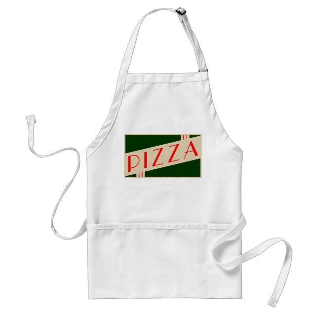Tablier pizza rétro (Devant)