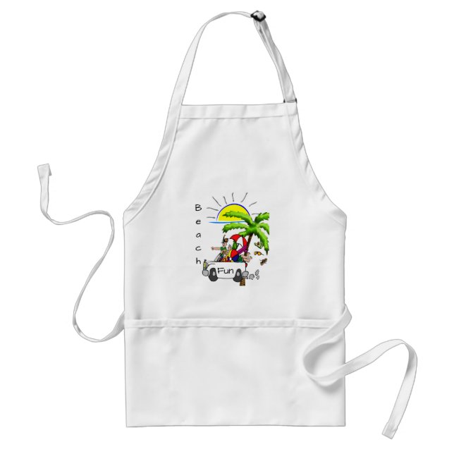 Tablier Plage Amusant Cuisine Apron (Devant)