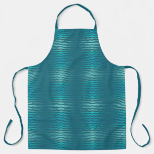 Tablier Plage côtière Salé Turquoise Wave Résumé Design