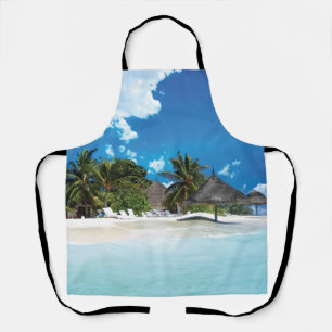 Tablier Plage exotique