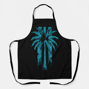 Tablier Plage Hawaïenne Été Vacances Tropicales Palmier