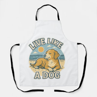 Tablier Plage Vivre comme un Chien