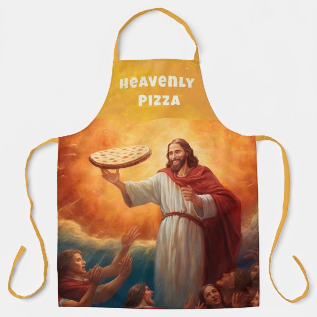 Tablier Plaisir de la pizza divine (Recto)