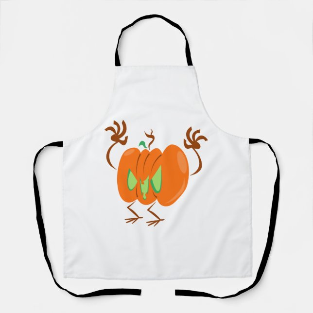 Tablier Plante d'Halloween (Recto)