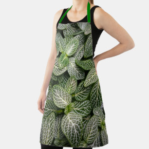 Tablier Plante en mosaïque Fittonia avec Feuilles variés