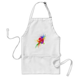 Tablier Plaques de peinture Abstraites Rainbow Lorikeet