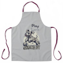 Playtime de chiot : Gray Chien's Ball-Chasing amus