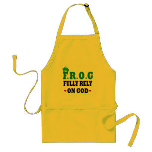 Tablier Pleinement Compter Sur La Grenouille Dieu