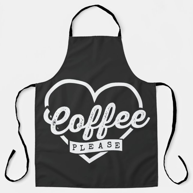 TABLIER PLUS DE CAFÉ S'IL VOUS PLAÎT (Recto)