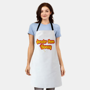 Tablier Plus doux que le miel Drôle boulangerie Apron de c