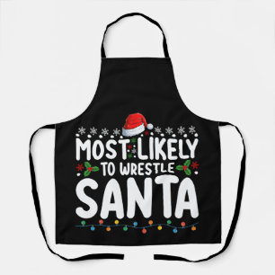 Tablier Plus susceptible de lutter contre Santa Wrestling 